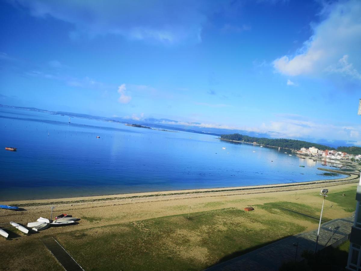 Precioso apartamento en primera linea de playa Vilagarcía de Arousa Exterior foto