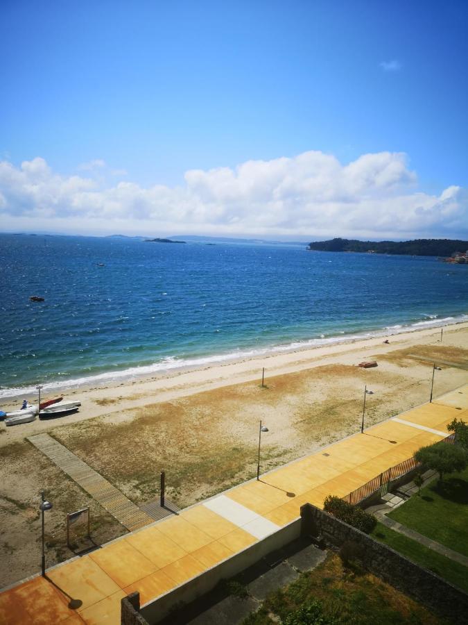 Precioso apartamento en primera linea de playa Vilagarcía de Arousa Exterior foto